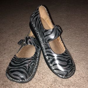 Allegria Zebra Print Shoes